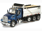 PETERBILT 567 DUMP TRUCK BLUE 71073